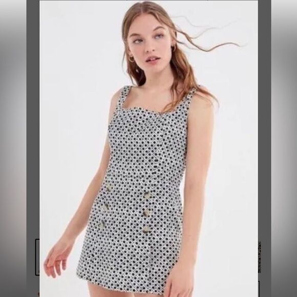 Urban Outfitters Pants - Urban Outfitters Dalila Square Neck Skort Romper